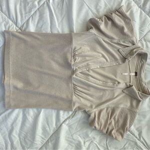 Free people Molly Collared tee